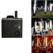 

Wedding Stage Fountain Cold Spark Machine Flame LED Stage Effect Light 400W DMX Sparkler Firework Machine Smart Fireworks Salute