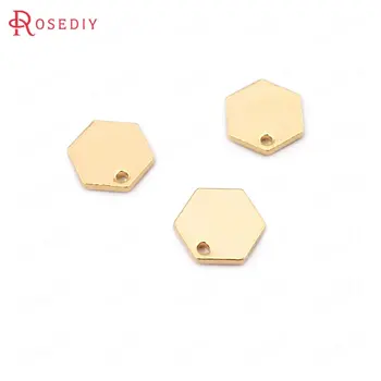 (33640)20PCS 8MM 10MM 24K Gold Color Brass Hexagon Charms Pendants High Quality Diy Jewelry Findings Accessories wholesale
(33640)20PCS 8MM 10MM 24K Gold Color Brass Hexagon Charms Pendants High Quality Diy Jewelry Findings Accessories wholesale