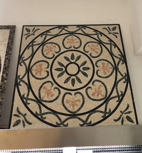 Hand-cut Marble Stone Flower Pattern Mural Mosaic Art for Interior/Exterior Ceiling/Floor Tile Luxury Home Decor ,60x60 cm
Hand-cut Marble Stone Flower Pattern Mural Mosaic Art for Interior/Exterior Ceiling/Floor Tile Luxury Home Decor ,60x60 cm