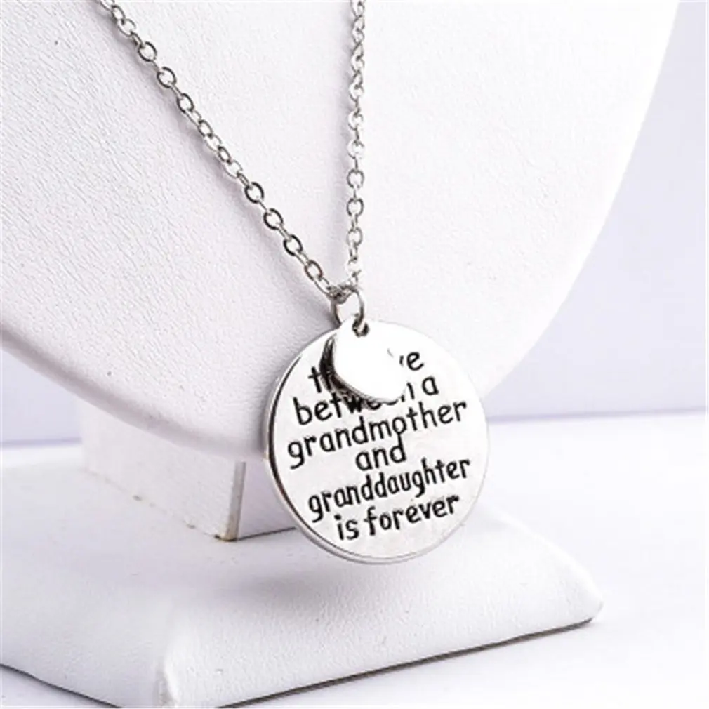 Heart Letter Pendant Popular Jewelry Woman Unisex Link Chain Necklace For Grandmas Grandmother Granddaught 2019 Best Gift
Heart Letter Pendant Popular Jewelry Woman Unisex Link Chain Necklace For Grandmas Grandmother Granddaught 2019 Best Gift