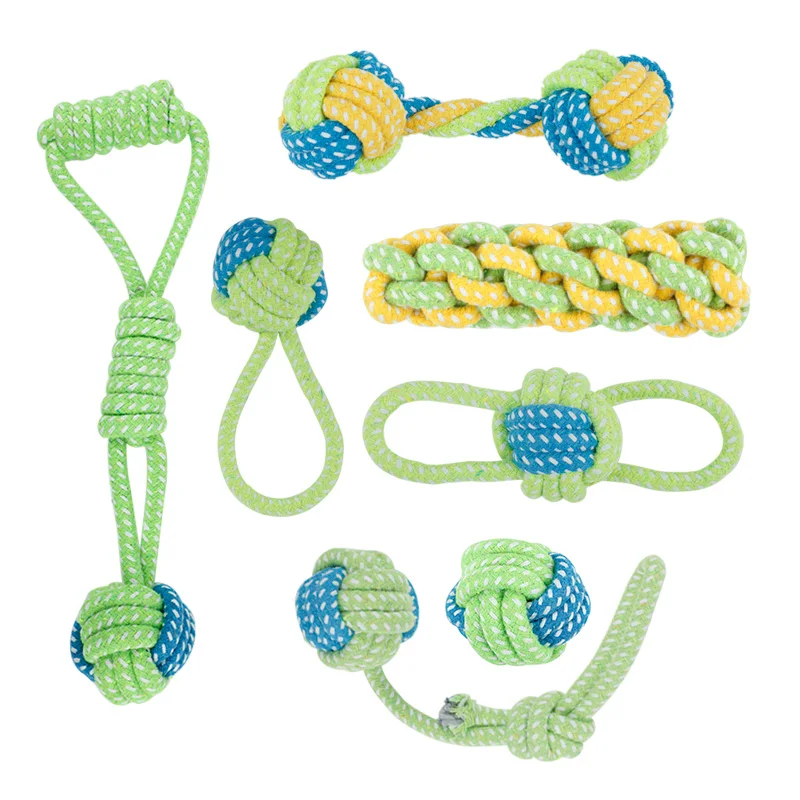 OWDBOB Cotton Rope Knot Dog Toys Pet Dogs Chew Teeth Clean Outdoor Traning Funny Playing Rope Ball Toy For Large Small Dog Cat
OWDBOB Cotton Rope Knot Dog Toys Pet Dogs Chew Teeth Clean Outdoor Traning Funny Playing Rope Ball Toy For Large Small Dog Cat