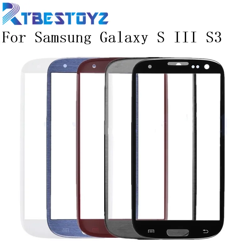 Передняя панель RTBESTOYZ для Samsung Galaxy S III S3 GT-I9300 I9300 i747 внешнее стекло | Мобильные