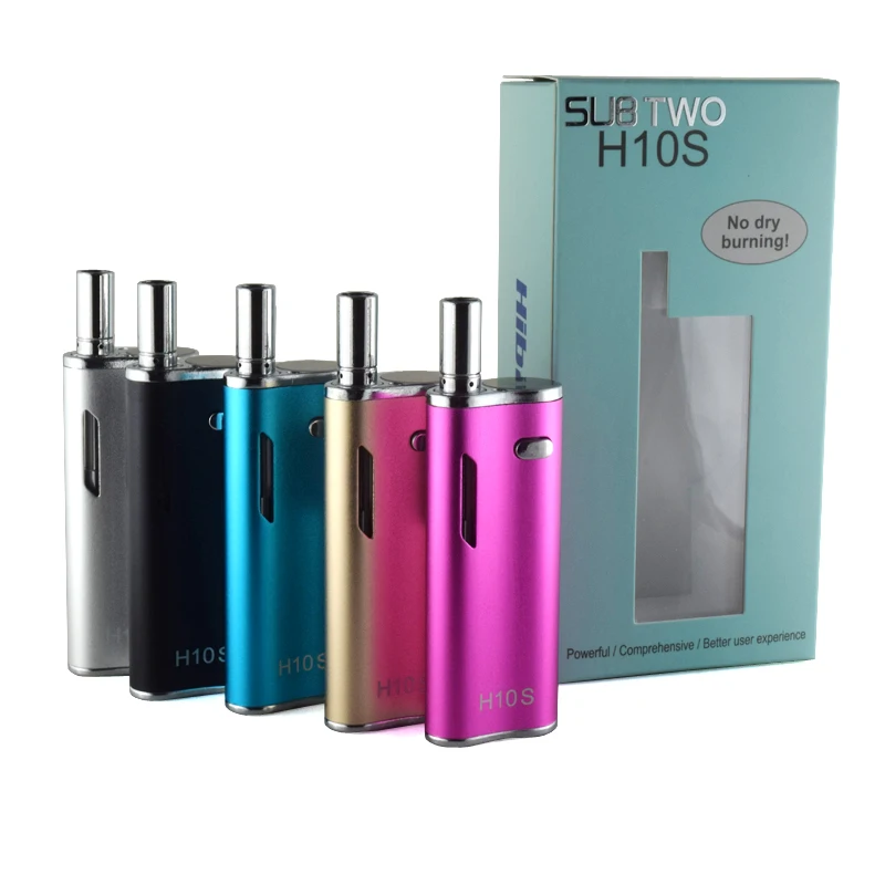 H10S Pre-heating thick Kit With 650mAh Battery Pre-heating Box Mod E Cigarette Starter Kit 5 Colors vape kits vaporizer hookah