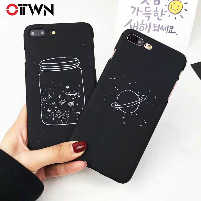 Ottwn Black Phone Case For iphone X Cartoon Wishing Bottle Planet Moon Hard PC Case Starry Sky Covers For iphone 6 6s 7 8 Plus
Ottwn Black Phone Case For iphone X Cartoon Wishing Bottle Planet Moon Hard PC Case Starry Sky Covers For iphone 6 6s 7 8 Plus