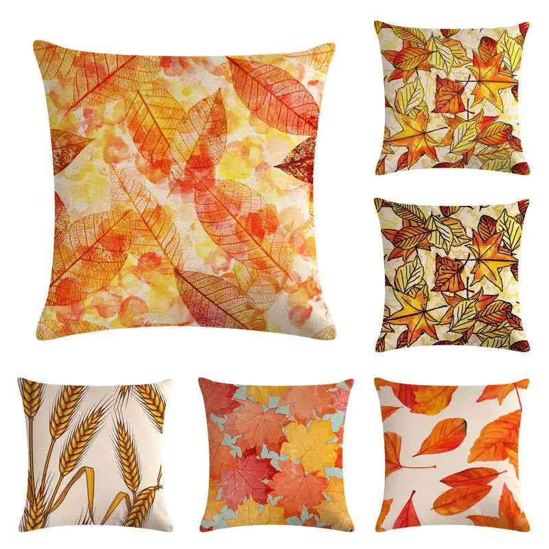 Stylish Cushion Cover Orange and Green Maple Leaves 45x45Cm Square Tulip Flower Home Living Room Car Decorate Throw Pillow Case
Stylish Cushion Cover Orange and Green Maple Leaves 45x45Cm Square Tulip Flower Home Living Room Car Decorate Throw Pillow Case