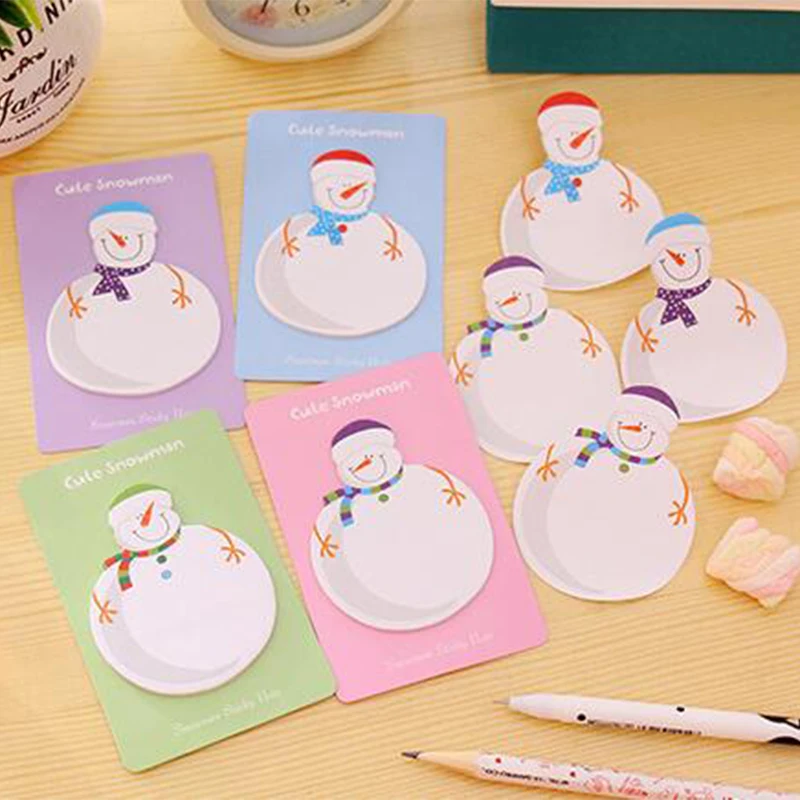 1pcs/lot Snowman Memo Pads , Christmas Snowman Sticky Notes for Leaving Messages
1pcs/lot Snowman Memo Pads , Christmas Snowman Sticky Notes for Leaving Messages