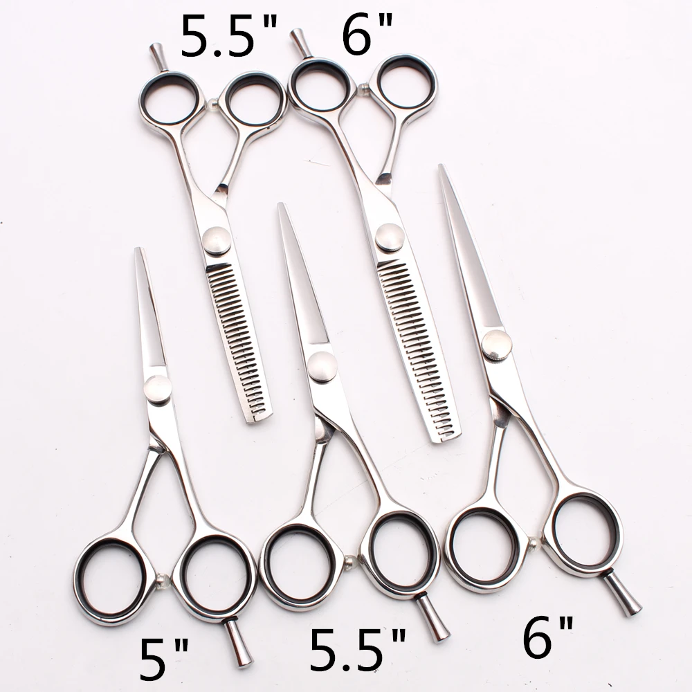 5'' 5.5'' 6'' 440C Customize Logo Professional Hairdresser's Scissors Cutting Shears Thinning Scissors Human Hair Scissors C1021
5'' 5.5'' 6'' 440C Customize Logo Professional Hairdresser's Scissors Cutting Shears Thinning Scissors Human Hair Scissors C1021