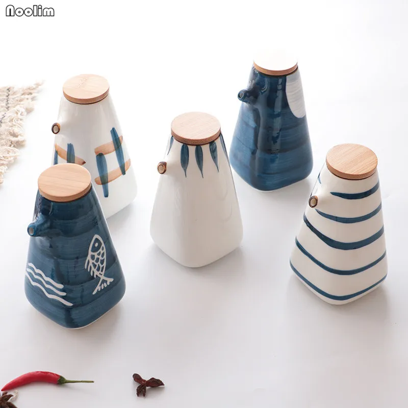 Japanese Style Kitchen Supplies Sauce Bottle Oil Vinegar Bottle Creative Ceramic Seasoning Oil Pot Spice Pot Kitchen Tools
Japanese Style Kitchen Supplies Sauce Bottle Oil Vinegar Bottle Creative Ceramic Seasoning Oil Pot Spice Pot Kitchen Tools
