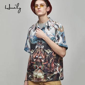 HMILY Men Shirt Short Sleeve Beach Shirt Hawaiian Scenery Casual high quality summer printed Tops For Male
HMILY Men Shirt Short Sleeve Beach Shirt Hawaiian Scenery Casual high quality summer printed Tops For Male