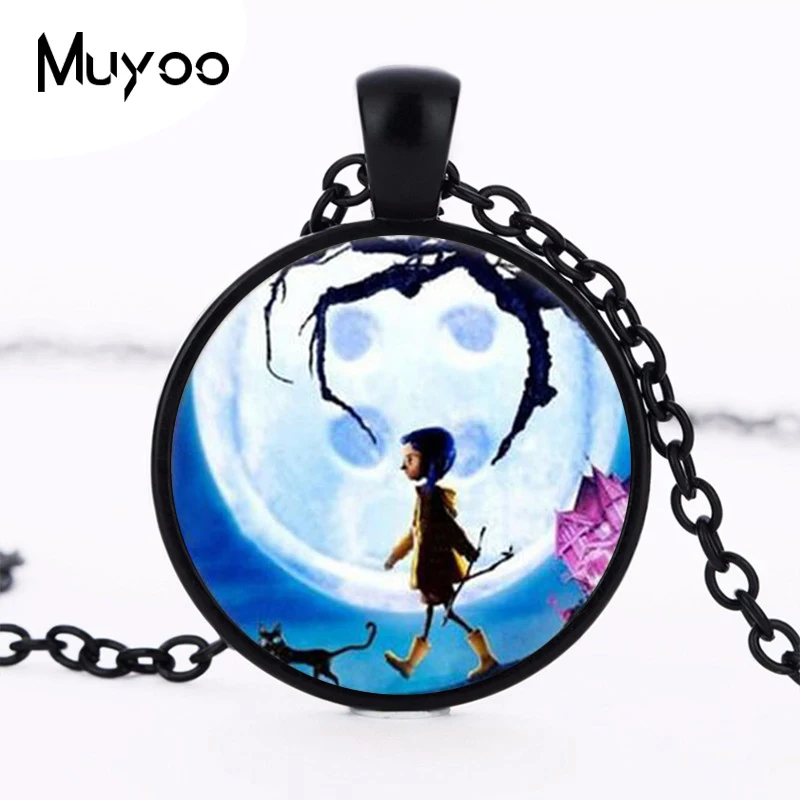 Anime Movie Coraline Necklace Coraline pendant Necklace chain Jewelry women men gift vintage antique charm steampunk chains HZ1
Anime Movie Coraline Necklace Coraline pendant Necklace chain Jewelry women men gift vintage antique charm steampunk chains HZ1