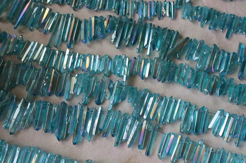 50 Piece Rainbow Aqua Aura Quartz Crystal Point Titanium Coating Pendant Necklace
50 Piece Rainbow Aqua Aura Quartz Crystal Point Titanium Coating Pendant Necklace