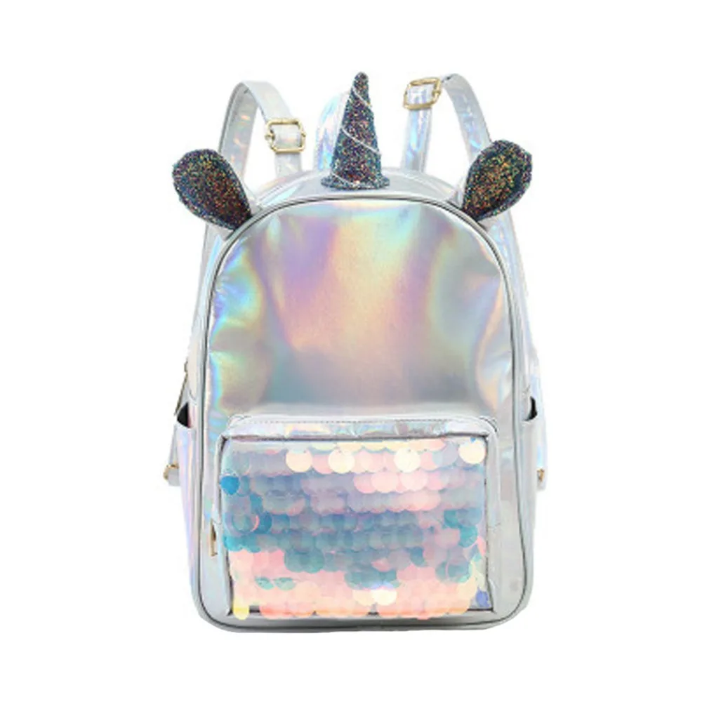 Laser Sequins backpack unicorn ear Design Dazzling Backpack Shoulder Bag Travel Bag School Bags For Teenage Girl Bags new Apr25
Laser Sequins backpack unicorn ear Design Dazzling Backpack Shoulder Bag Travel Bag School Bags For Teenage Girl Bags new Apr25