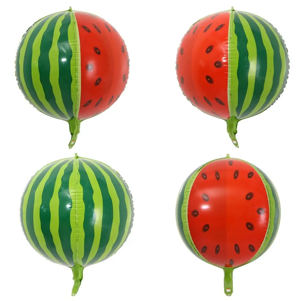 1pc 22" 4D Watermelon Foil Balloon Large Round Sphere Aluminum Mylar Balloons for Party Suplies Summer party ball
1pc 22" 4D Watermelon Foil Balloon Large Round Sphere Aluminum Mylar Balloons for Party Suplies Summer party ball