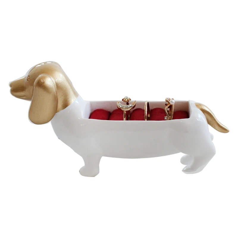 Dog jewelry ring box ring holder display animal tabletop decorative ornament dog lover gift Home Accessories novelty Gifts
Dog jewelry ring box ring holder display animal tabletop decorative ornament dog lover gift Home Accessories novelty Gifts