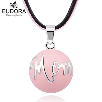 Eudora Harmony Pink Round Mom Bola Pendant Necklace with Ribbon Chain Musical Sounds Balls Jewelry for Baby Mom Love's Gift
Eudora Harmony Pink Round Mom Bola Pendant Necklace with Ribbon Chain Musical Sounds Balls Jewelry for Baby Mom Love's Gift
