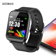 SCOMAS 1.3"IPS High Resolution Smart Watch Waterproof IP67 Message Push Heart Rate Blood Pressure Monitor Men Women Smartwatch
SCOMAS 1.3"IPS High Resolution Smart Watch Waterproof IP67 Message Push Heart Rate Blood Pressure Monitor Men Women Smartwatch