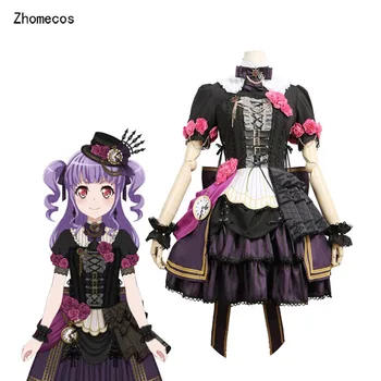 

Zhomecos Amine BanG Dream Roselia Neo-Aspect Udagawa Ako Cosplay Costume Dress Full Set Costumes Cosplay