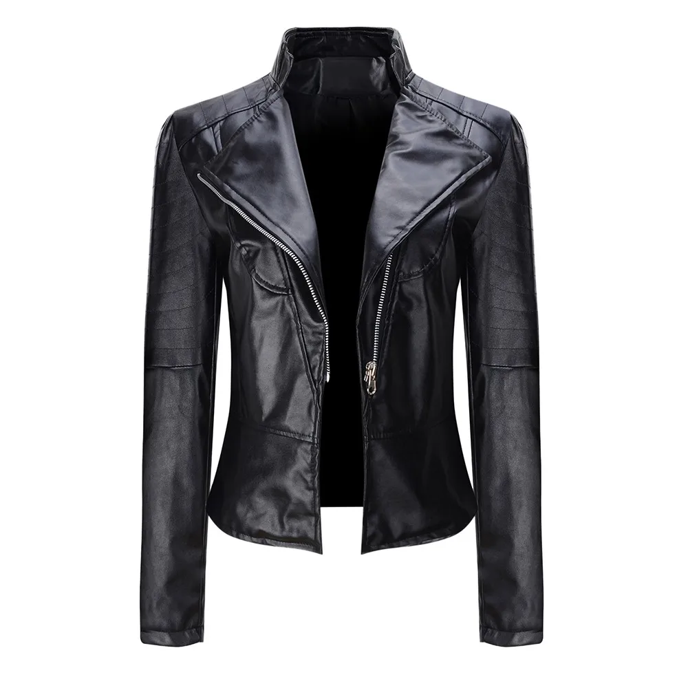 Jacket Womens Winter Warm Women Short Coat Leather Jacket Parka Zipper Tops Overcoat Outwear Women's Warm Outwear OCT12
Jacket Womens Winter Warm Women Short Coat Leather Jacket Parka Zipper Tops Overcoat Outwear Women's Warm Outwear OCT12