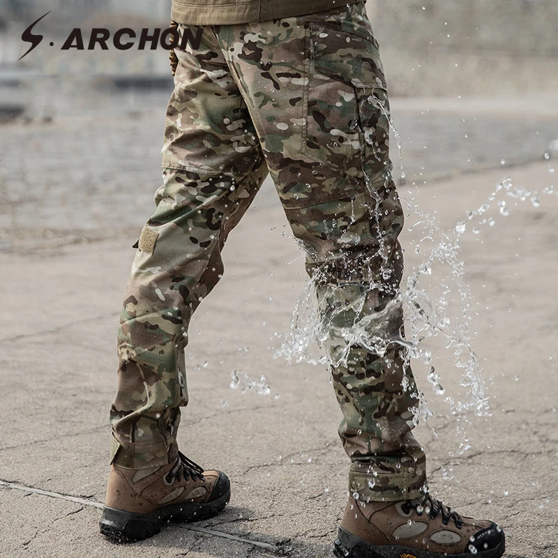 S.ARCHON CP Military Tactical Pants Camouflage SWAT Combat Army Pants Men Spring Autumn Breathable Waterproof Work Cargo Pants
S.ARCHON CP Military Tactical Pants Camouflage SWAT Combat Army Pants Men Spring Autumn Breathable Waterproof Work Cargo Pants