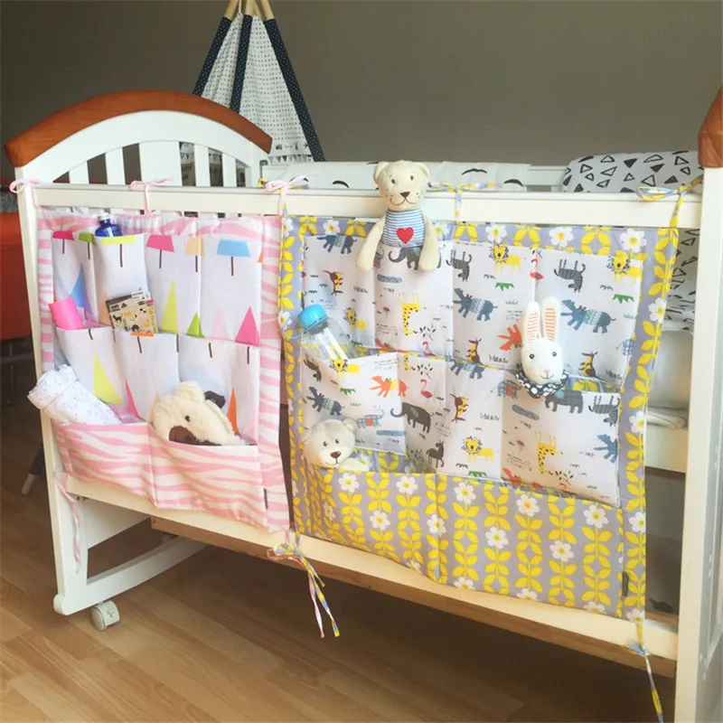 54*59cm Baby Cot Bed Hanging Bag Crib Organizer Storage Bag Toy Diaper Pocket for Crib Bedding Set Bed Bumper Nappy Storage Bag
54*59cm Baby Cot Bed Hanging Bag Crib Organizer Storage Bag Toy Diaper Pocket for Crib Bedding Set Bed Bumper Nappy Storage Bag