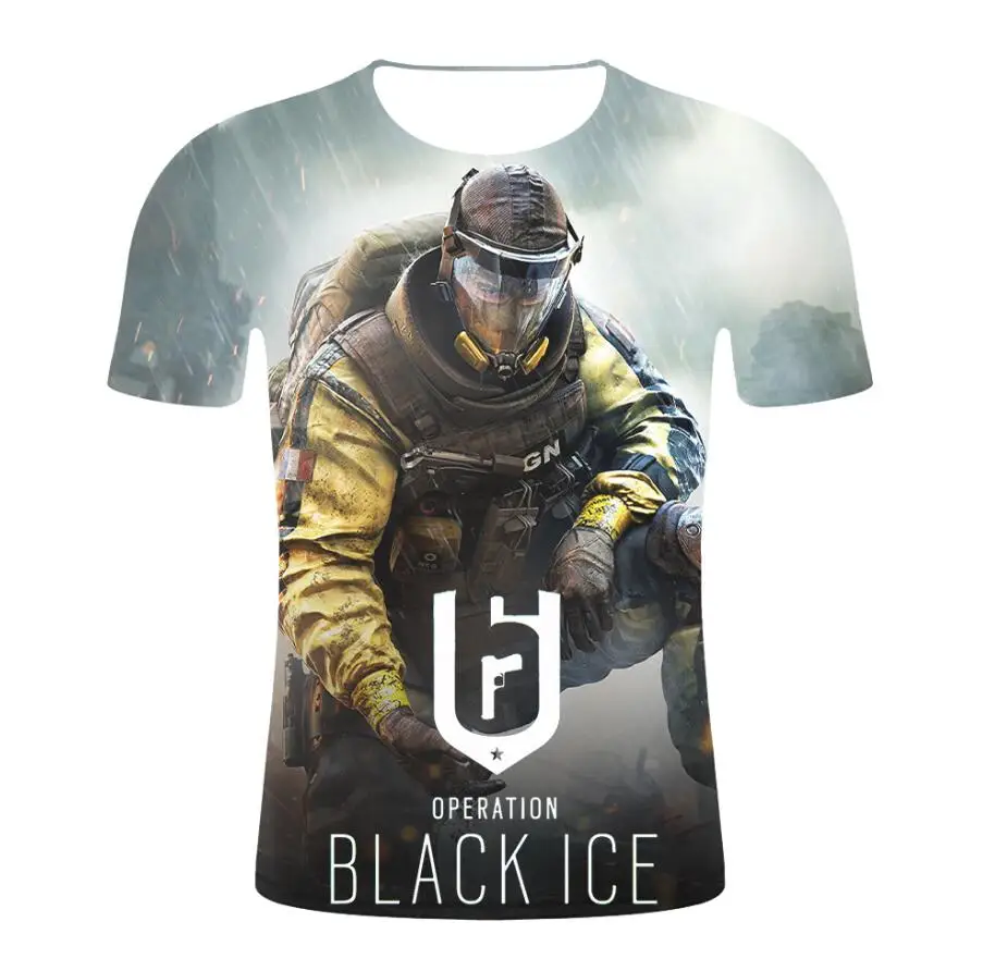 Hot Game Rainbow Six Siege 3D Print T-shirt Women/Men Hip Hop Streetwear T-shirt Boys Gothic Modis T-shirt 2019 Clothes Camisas
Hot Game Rainbow Six Siege 3D Print T-shirt Women/Men Hip Hop Streetwear T-shirt Boys Gothic Modis T-shirt 2019 Clothes Camisas