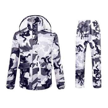 Men and Women Waterproof Adult Outdoor Rainproof Camouflage Raincoat Raingear Rainsuit Rainwear Rain Poncho Coat Pant Suit Z757
Men and Women Waterproof Adult Outdoor Rainproof Camouflage Raincoat Raingear Rainsuit Rainwear Rain Poncho Coat Pant Suit Z757