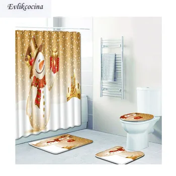 Free Shipping 4pcs Snowman Get Gift Banyo Paspas Bathroom Carpet Toilet Bath Mat Set Non Slip Tapis Salle De Bain Alfombra Bano
Free Shipping 4pcs Snowman Get Gift Banyo Paspas Bathroom Carpet Toilet Bath Mat Set Non Slip Tapis Salle De Bain Alfombra Bano