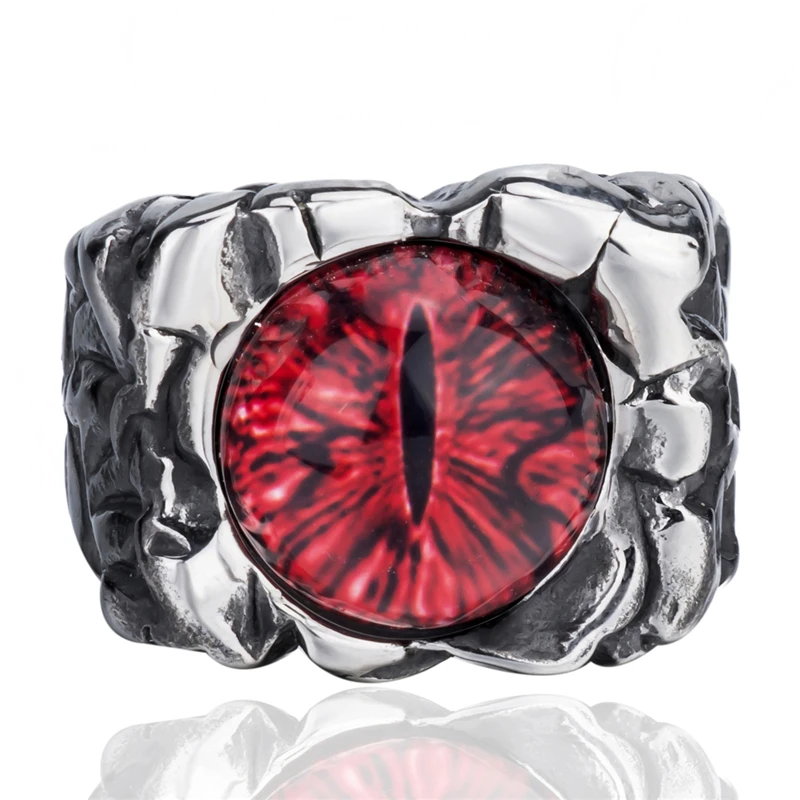 The devil's eye Eye of hell Demon Mens Stainless Steel Biker Ring Vintage jewelry Size 8-13
The devil's eye Eye of hell Demon Mens Stainless Steel Biker Ring Vintage jewelry Size 8-13
