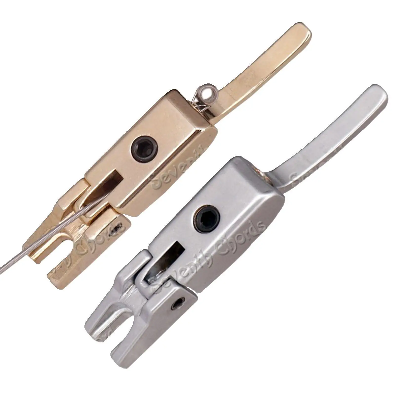 6Pcs Through Saddle Floyd Rose Tremolo Bridge Locked String Bridge Saddle chrome
6Pcs Through Saddle Floyd Rose Tremolo Bridge Locked String Bridge Saddle chrome