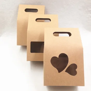 20Pcs 10x6x16cm Vintage Add PVC Clear Heart Window Kraft Paper Box For Valentine`s Day Wedding Festival Apple Candy Gift Case
20Pcs 10x6x16cm Vintage Add PVC Clear Heart Window Kraft Paper Box For Valentine`s Day Wedding Festival Apple Candy Gift Case