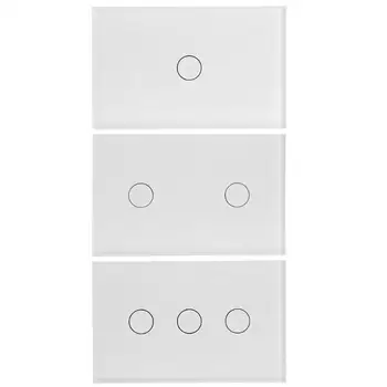 1/2/3Gang Smart WiFi Light Wall Touch Switch Panel Home Remote Control Alexa Wall Touch Switch Panel,AC 110-240V 50/60Hz
1/2/3Gang Smart WiFi Light Wall Touch Switch Panel Home Remote Control Alexa Wall Touch Switch Panel,AC 110-240V 50/60Hz