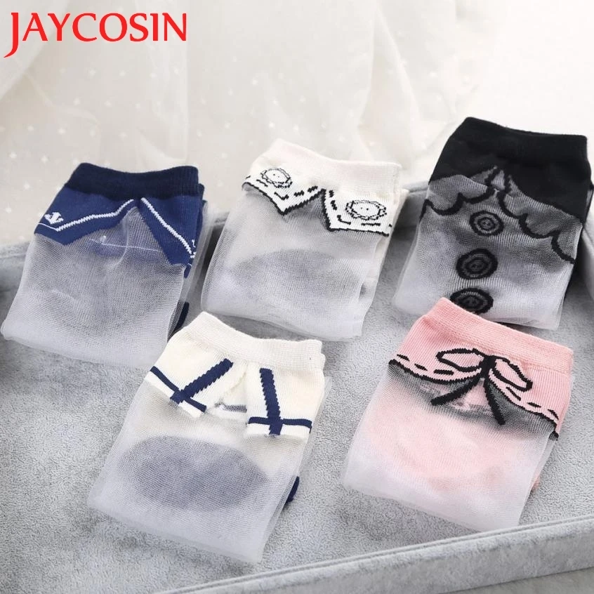 4 styles Japanese Women Girls Transparent Socks Harajuku Collar Pattern Korean Crystal Silk sox Art kawaii funny novelty 717
4 styles Japanese Women Girls Transparent Socks Harajuku Collar Pattern Korean Crystal Silk sox Art kawaii funny novelty 717