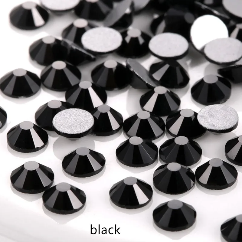 High Quality SS3-30 Crystal black Rhinestones glu On For Clothes Non Hotfix Flat bottom Glass Stone
High Quality SS3-30 Crystal black Rhinestones glu On For Clothes Non Hotfix Flat bottom Glass Stone