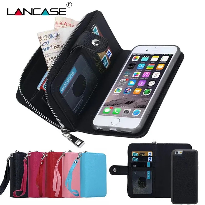 LANCASE Wallet Cases For iPhone 7 Case Leather Flip Detachable Zipper Wallet Case For iPhone 6/6S/7/8/PLUS/X/XR/XS/XS MAX/5S/SE
LANCASE Wallet Cases For iPhone 7 Case Leather Flip Detachable Zipper Wallet Case For iPhone 6/6S/7/8/PLUS/X/XR/XS/XS MAX/5S/SE