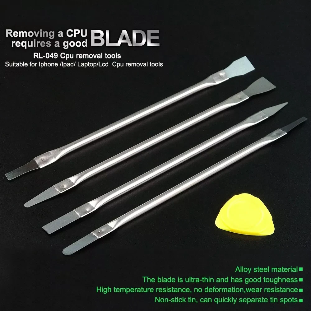 5pcs/lot Ultra-Thin Blade CPU Removal Tools for iPhone iPad Laptop Mobile Phone Repair Tools Herramientas Outils
5pcs/lot Ultra-Thin Blade CPU Removal Tools for iPhone iPad Laptop Mobile Phone Repair Tools Herramientas Outils