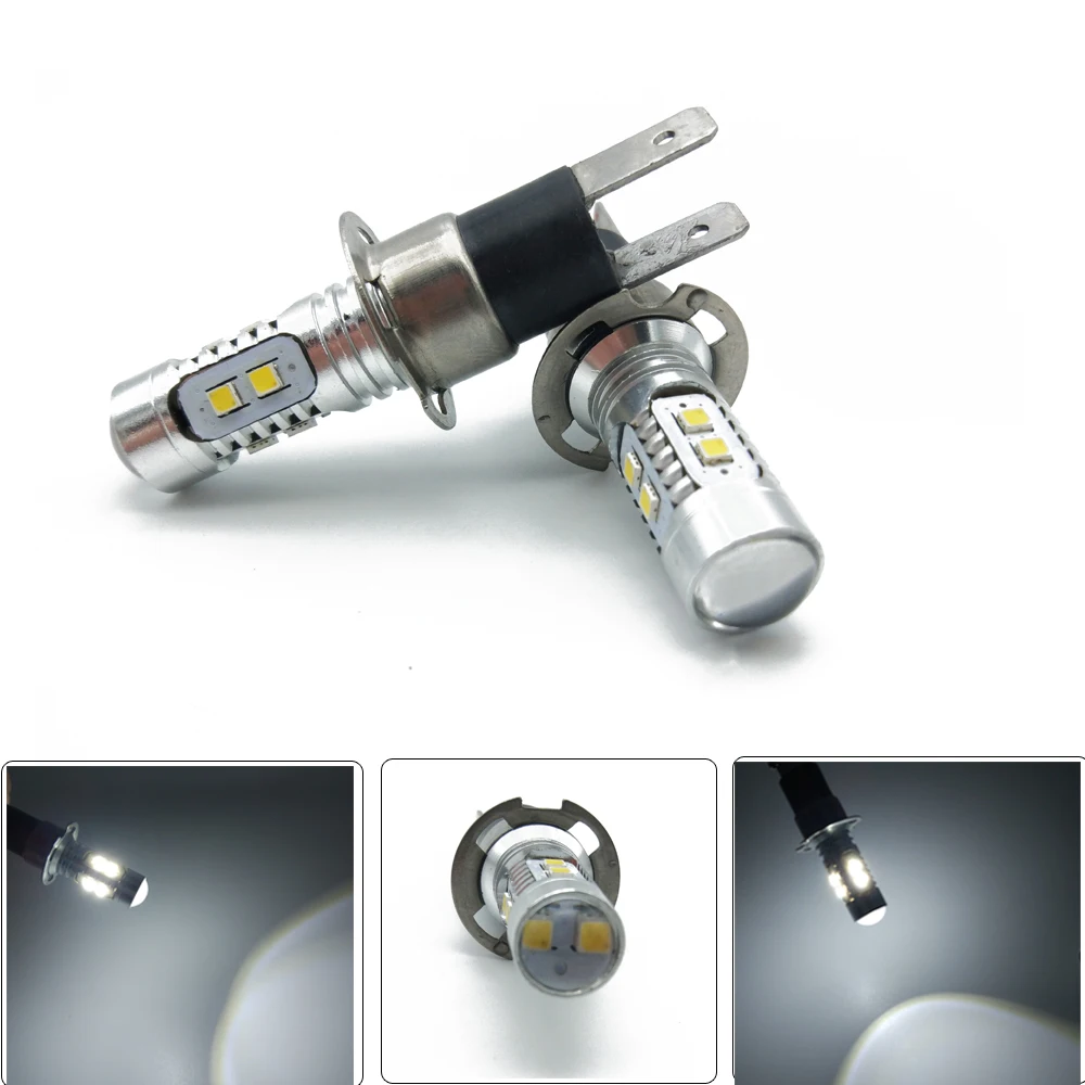 2 шт. H3C 2323 10 SMD 12 В 24 Светодиодные ДХО линзы высокой мощности Автомобильные