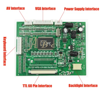 10 Pcs VGA AV 60P TTL RGB Driver Controller Board + Remote Kit for Raspberry PI 3 6.2" - 10.4" IPS TFT LCD Matrix Display Panel
10 Pcs VGA AV 60P TTL RGB Driver Controller Board + Remote Kit for Raspberry PI 3 6.2" - 10.4" IPS TFT LCD Matrix Display Panel