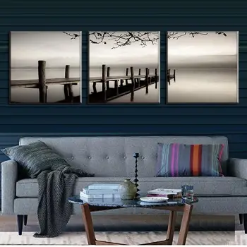 3 Pcs/Set Modern Wall Paintings Grey ferry and river Canvas Prints Wall Pictures for Living Room Art on Canvas No Frame
3 Pcs/Set Modern Wall Paintings Grey ferry and river Canvas Prints Wall Pictures for Living Room Art on Canvas No Frame