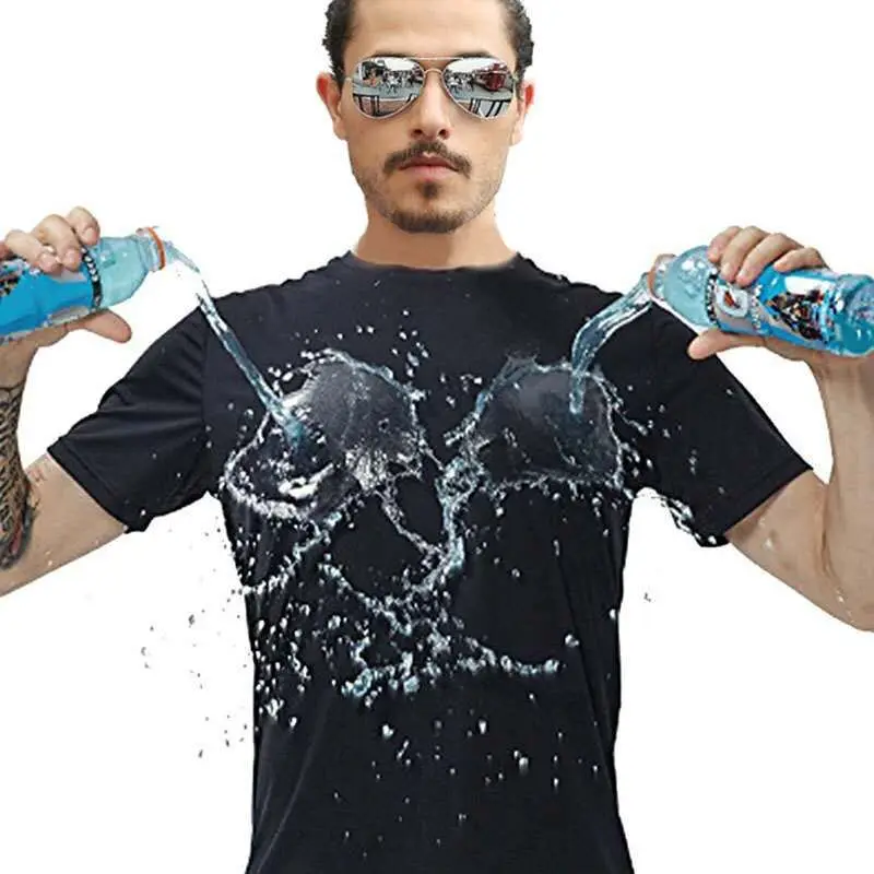 2019 Waterproof Men T Shirt Creative Hydrophobic Stainproof Breathable Antifouling Quick Dry Top Short Sleeven T Shirt Men
2019 Waterproof Men T Shirt Creative Hydrophobic Stainproof Breathable Antifouling Quick Dry Top Short Sleeven T Shirt Men