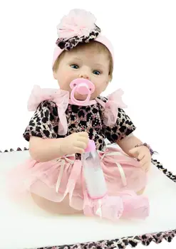 22" 55cm Silicone Reborn Baby Doll Toy For Girl Lifelike Bebe Reborn Babies Play House Toy Birthday Gift Girl Brinquedods
22" 55cm Silicone Reborn Baby Doll Toy For Girl Lifelike Bebe Reborn Babies Play House Toy Birthday Gift Girl Brinquedods