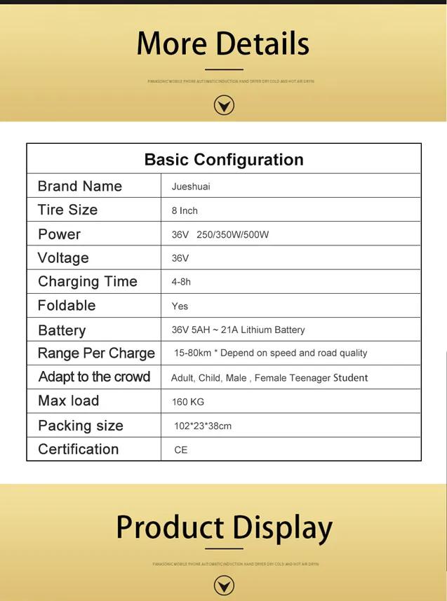 Best 36V  350W 500W Electric Scooter with seat Electric Bike 10inch long distance Lithium Battery Adult Foldable Hoverboard e scooter 8