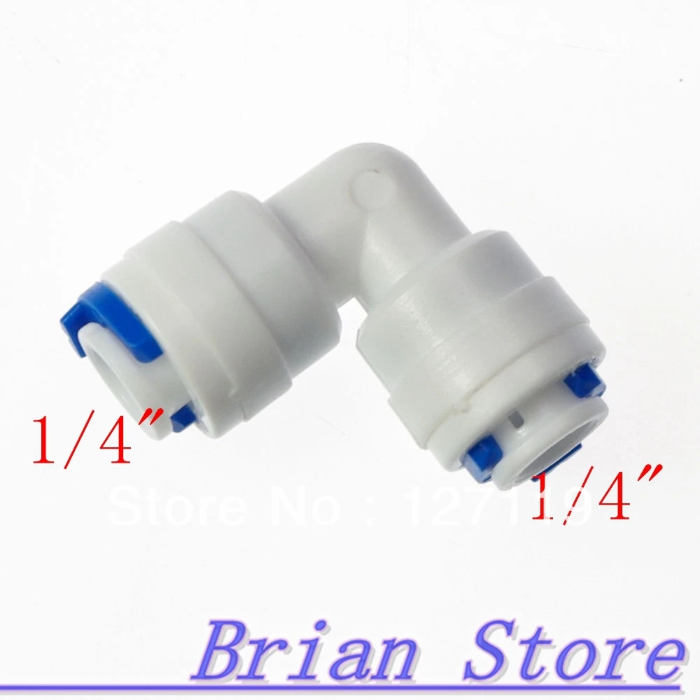 1/4" OD Hose Elbow Connection Quick Connector RO Water Reverse Osmosis Aquarium System fittings
1/4" OD Hose Elbow Connection Quick Connector RO Water Reverse Osmosis Aquarium System fittings