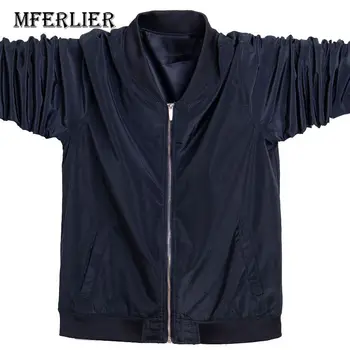 MFERLIER Autumn Spring men Jackets 5XL 6XL 7XL 8XL large size Casual loose Bust 145 cm long sleeve Plus size men coats 2 colors
MFERLIER Autumn Spring men Jackets 5XL 6XL 7XL 8XL large size Casual loose Bust 145 cm long sleeve Plus size men coats 2 colors