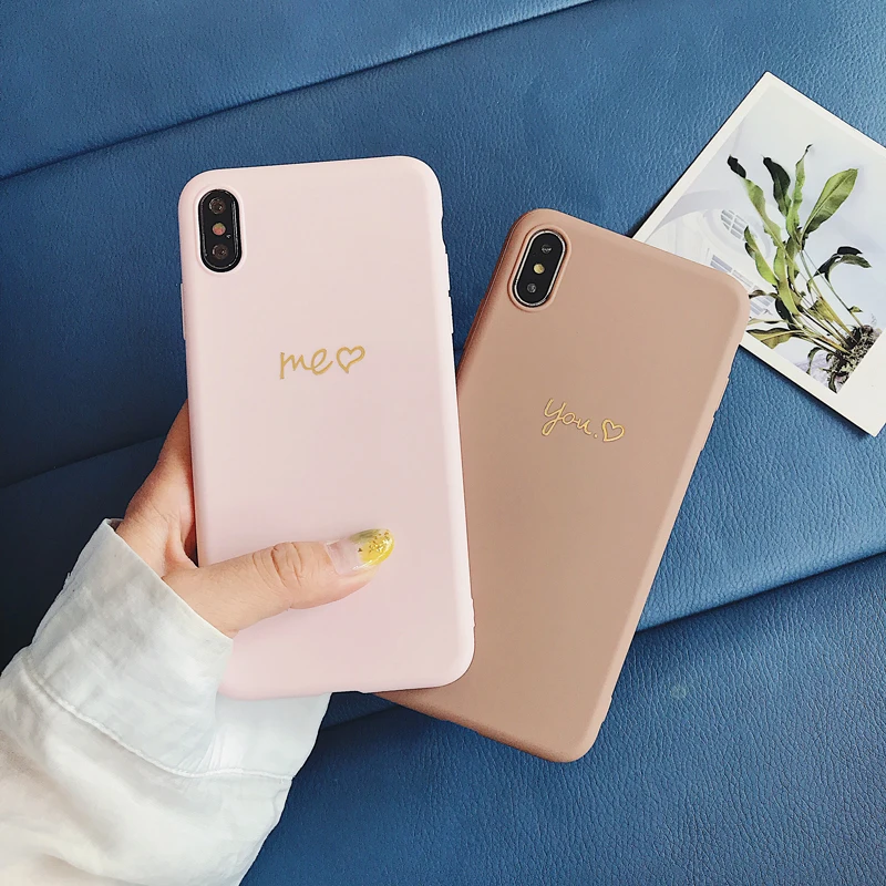 Love Heart Back Phone Case For iPhone XR X XS XS Max Cover For iPhone 8 Plus 7 6 6S TPU Silicone Matte Cute You Me Love Shell
Love Heart Back Phone Case For iPhone XR X XS XS Max Cover For iPhone 8 Plus 7 6 6S TPU Silicone Matte Cute You Me Love Shell