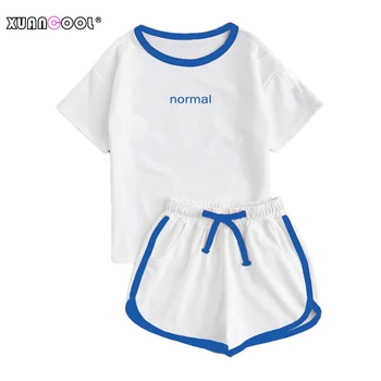 XUANCOOL 2019 Fashion Summer Outfit Women Letters Print Top Tee+Shorts Pant Suit Female Sportswear Clothes Casual Two Pieces Set
XUANCOOL 2019 Fashion Summer Outfit Women Letters Print Top Tee+Shorts Pant Suit Female Sportswear Clothes Casual Two Pieces Set