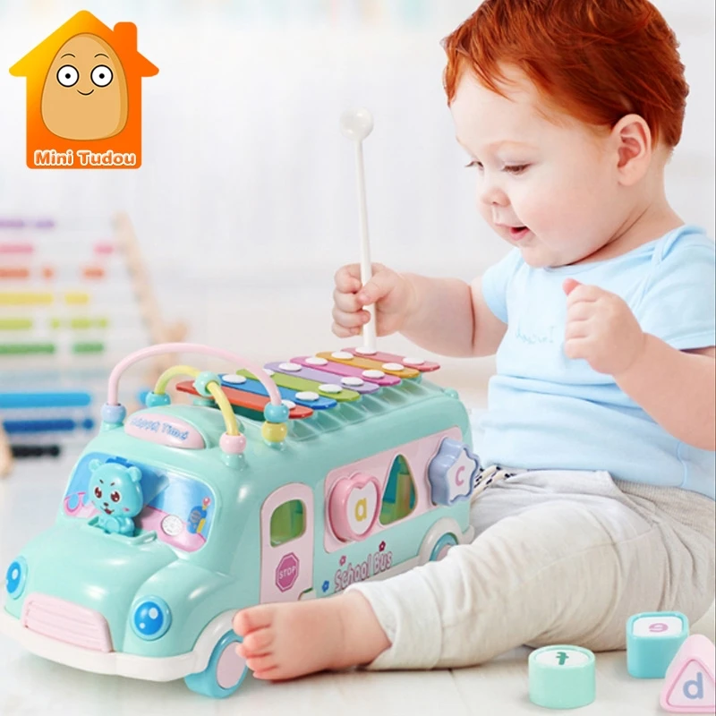 New Kids Music Bus Toys Instrument Xylophone Piano Lovely Beads Blocks Sorting Learning Educational Baby Toys For Children
New Kids Music Bus Toys Instrument Xylophone Piano Lovely Beads Blocks Sorting Learning Educational Baby Toys For Children