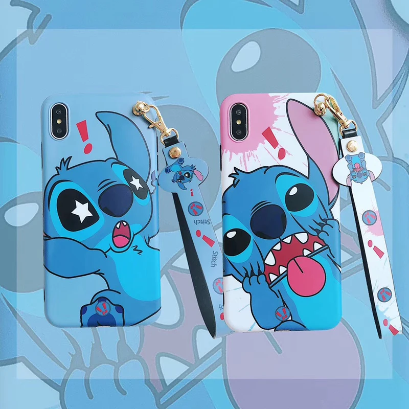 Luxury cute 3D Lanyard soft silicone phone case for iphone 6 S 7 7plus 8 8plus X 10 XR XS Max pink naughty Stitch cover coque
Luxury cute 3D Lanyard soft silicone phone case for iphone 6 S 7 7plus 8 8plus X 10 XR XS Max pink naughty Stitch cover coque