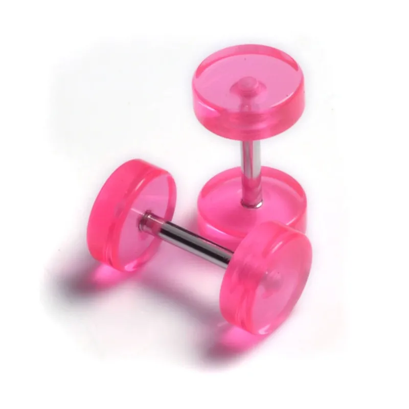 2pcs Colorful 6mm Fake Ear Plug Stud Stretcher Body Jewelry Women Men Ear Tunnel Earring Stainless Steel Piercing
2pcs Colorful 6mm Fake Ear Plug Stud Stretcher Body Jewelry Women Men Ear Tunnel Earring Stainless Steel Piercing