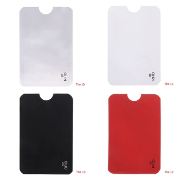 10 Pcs Credit Card Holder Protector Aluminum Foil Secure Sleeve RFID Blocking ID Holder Foil Shield Passport Cover
10 Pcs Credit Card Holder Protector Aluminum Foil Secure Sleeve RFID Blocking ID Holder Foil Shield Passport Cover