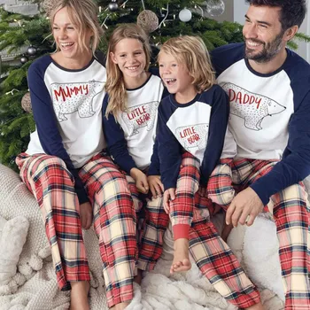2018 Christmas Pajamas Family Clothes Suit Bear Pijamas Printed Matching Outfits Mom and Daughter Family Matching Clothes QZ060
2018 Christmas Pajamas Family Clothes Suit Bear Pijamas Printed Matching Outfits Mom and Daughter Family Matching Clothes QZ060